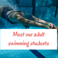 Meet our adult swimming students